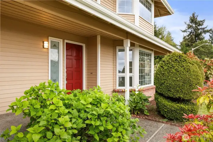 Bright entry is a wonderful welcome home!