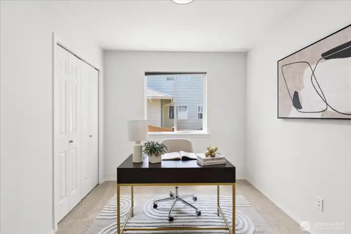 Downstairs bedroom/office