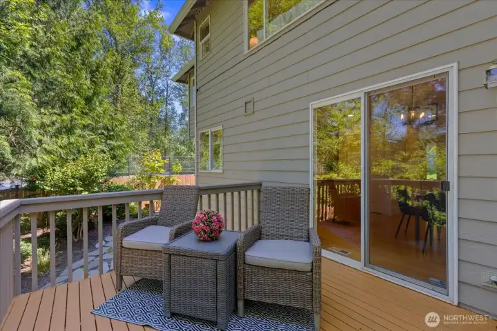Relax or entertain on your deck