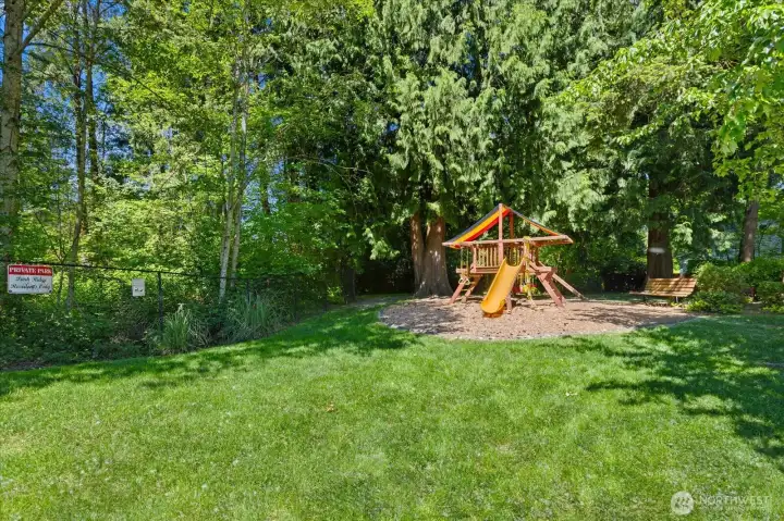 Playground in community park