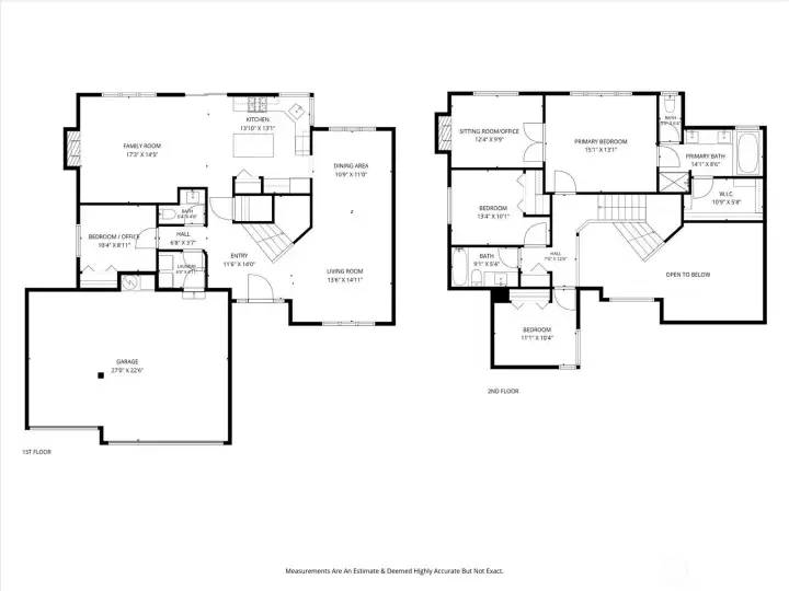 Floor plans with dimensions