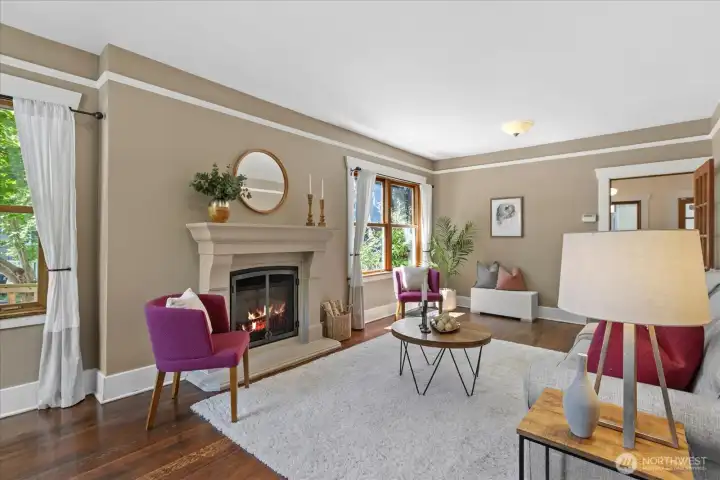 Gas fireplace