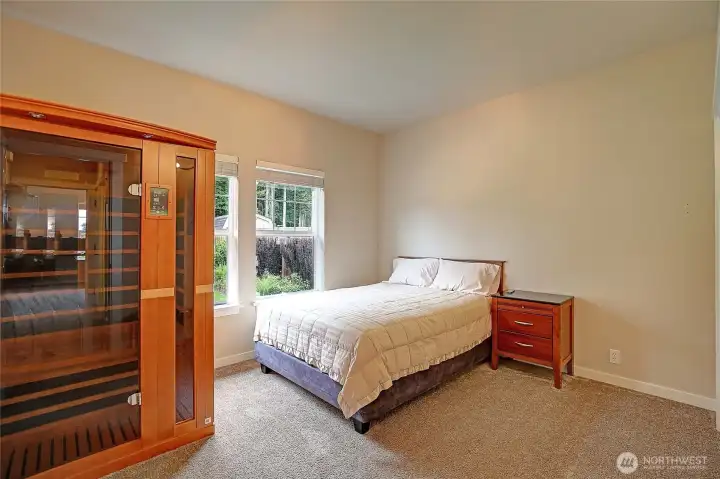 2nd bedroom, sauna negotiable.