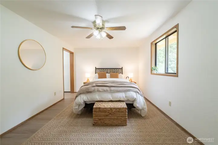 On the backside of the house. your generous sized Suite On the backside of the house. your generous sized Suite