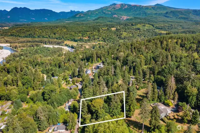 Aerial View # 4 with Property Line