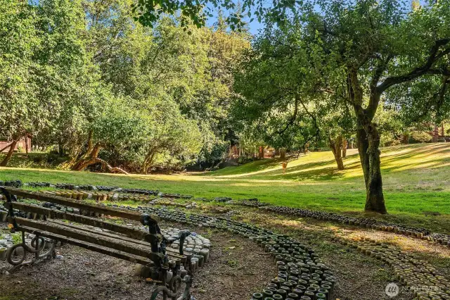 The shared grounds of Cochon Cliff Condo are a special place to relax and retreat.