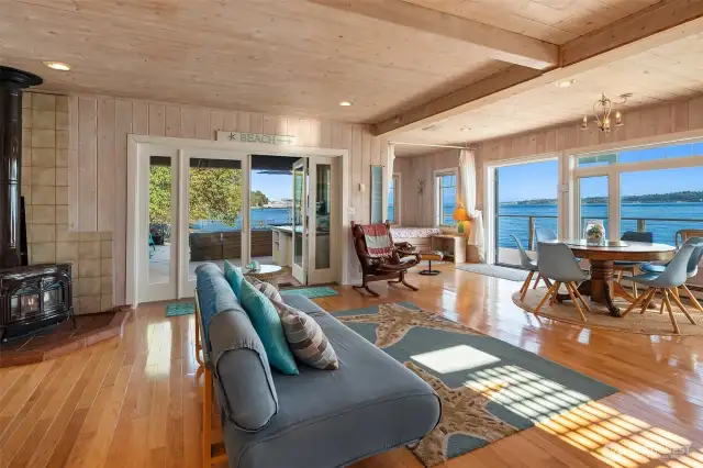 Enter the light and bright great room to be greeted by fabulous views and enchanting spaces.