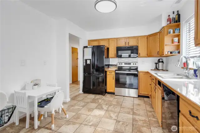 Kitchen with eating space
