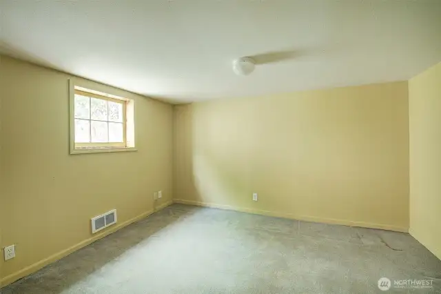 Lower level bedroom.