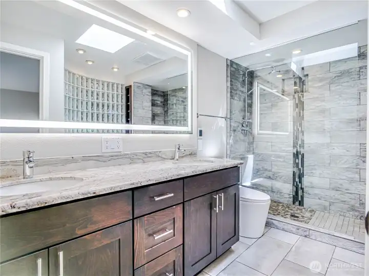 PRMIMARY BATH FULLY REMODELED