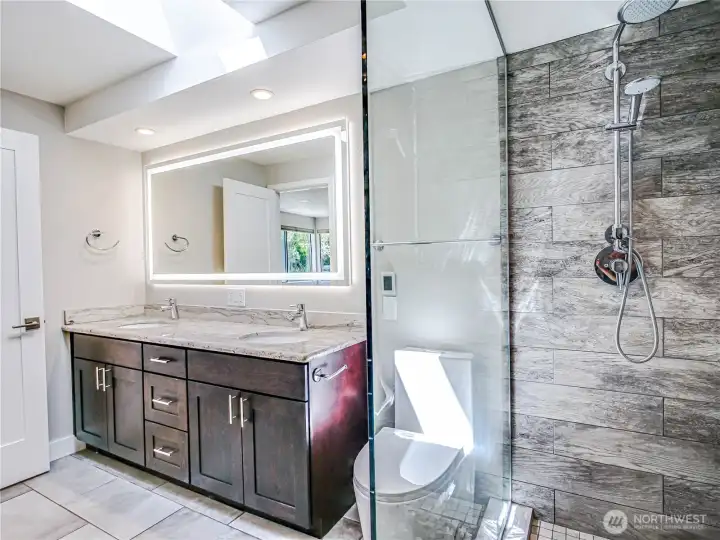 PRIMARY BATH FULLY REMODELED