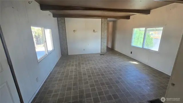 Living area off entry