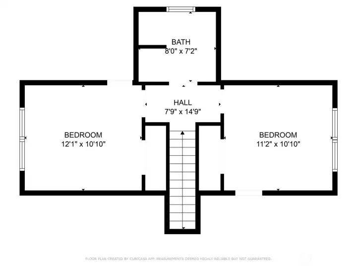 Floor plan second floor
