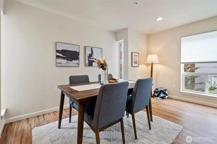 Plenty of room here for a large table.