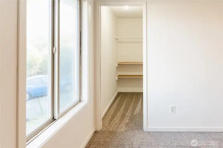 Second bedroom with walk in closet