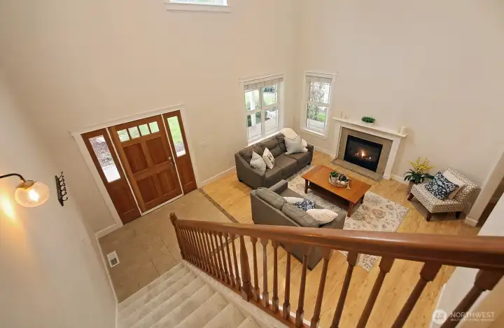 Upstairs to the bonus room and 2 more bedrooms