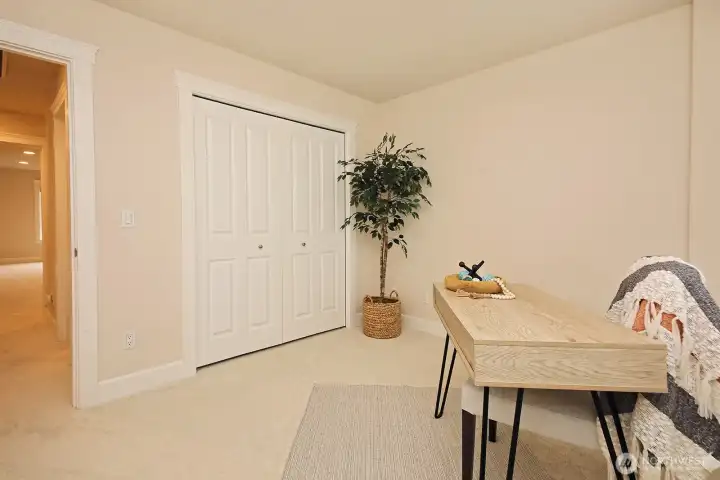 Closet in the 3rd bedroom with storage