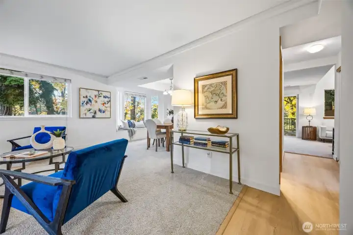 Come on in and make yourself at home. New flooring throughout almost the entire home