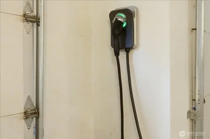 One of two EV stations.