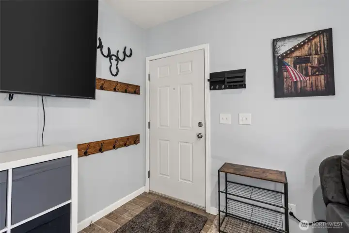 Entrance to the home