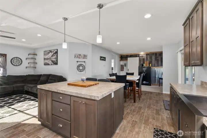 Open concept floor plan.