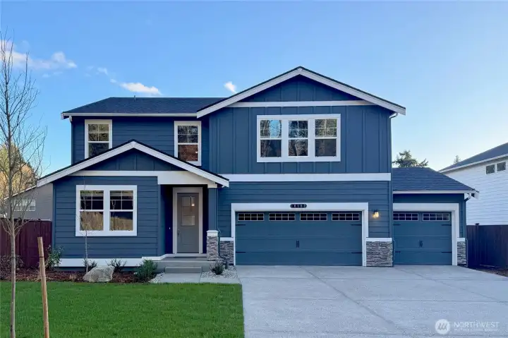 Welcome to Wolf Point in Edgewood!  The Stafford elevation B. Photo's are for representational purposes only. Colors and finishes may differ.