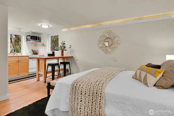 MIL Studio Bedroom to Kitchenette