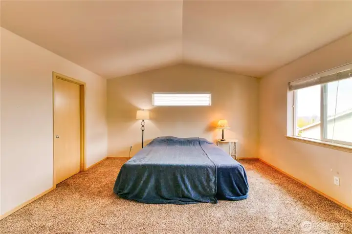 Master Bedroom with Huge walk in Closet