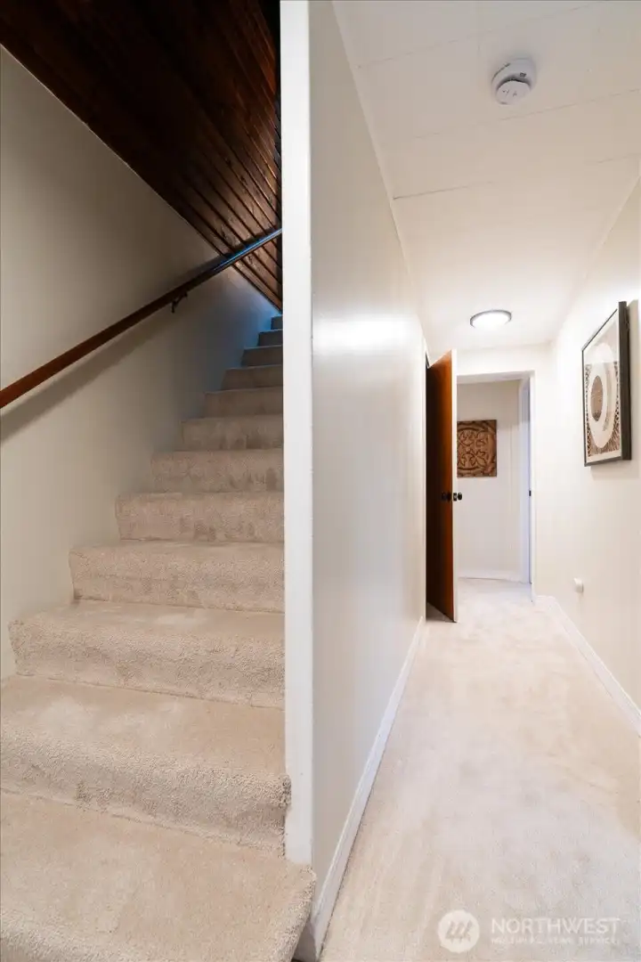New plush carpeting and fresh neutral interior paint throughout lower level, creates a modern feeling