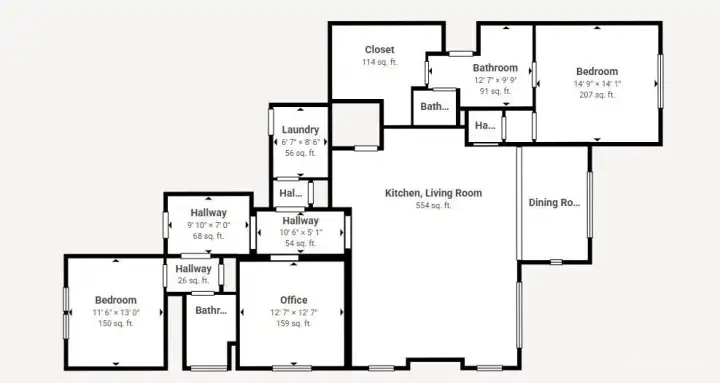 Floor Plan - 2 car garage not showing in floor plan