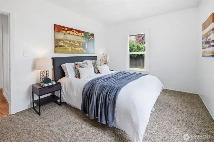 Primary bedroom has a customized walk-in closet. Primary bedroom has a customized walk-in closet.