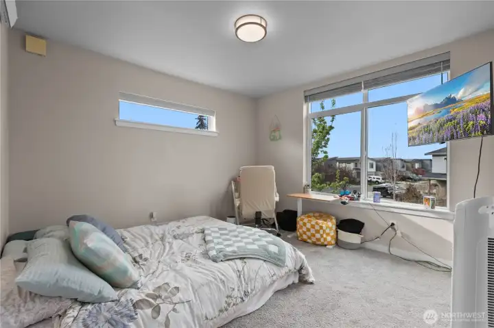 Bedrooms (number 2) are bright and spacious