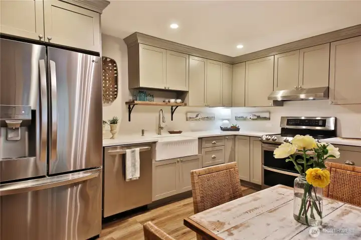 newly remodeled kitchen