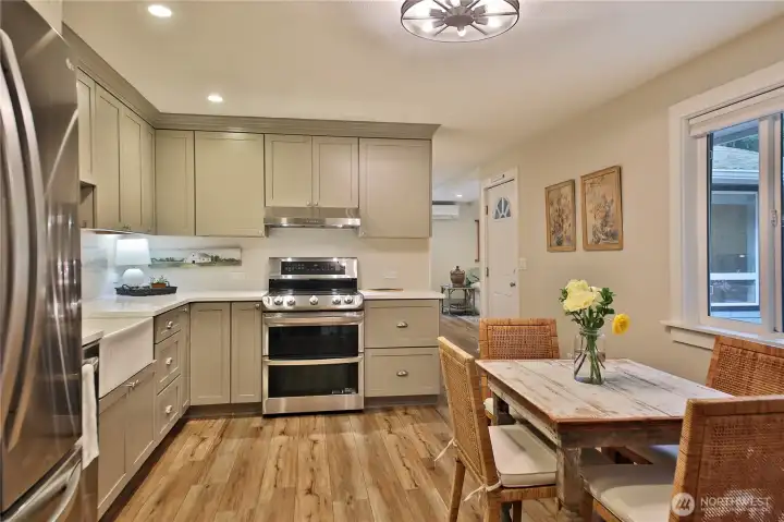 kitchen with room for eat-in dining