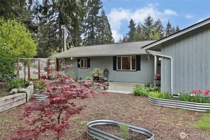 from west, flat and ready for your landscaping vision