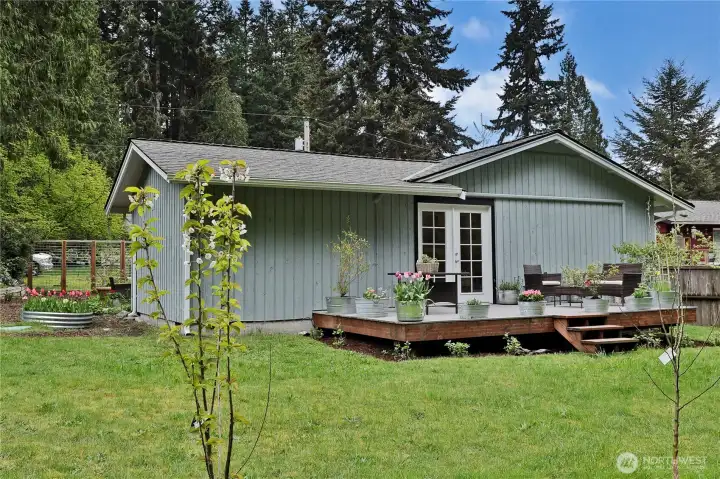from back- fruit trees and room to romp, work,or grow!