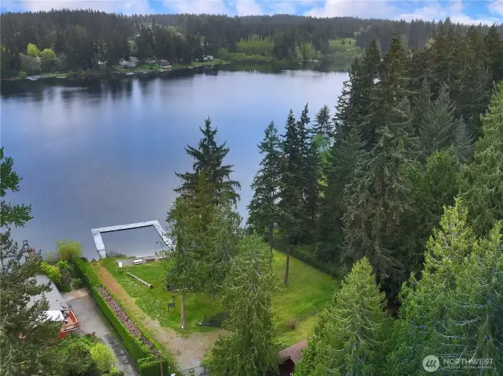 Deer Lake dock and community park
