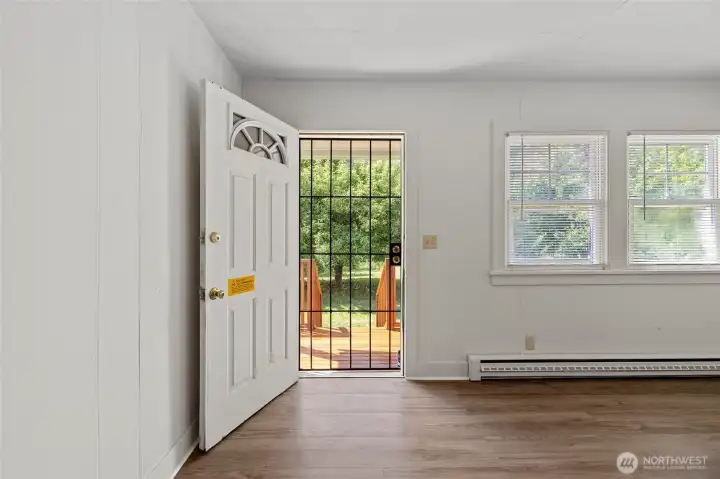 Door to Back Deck