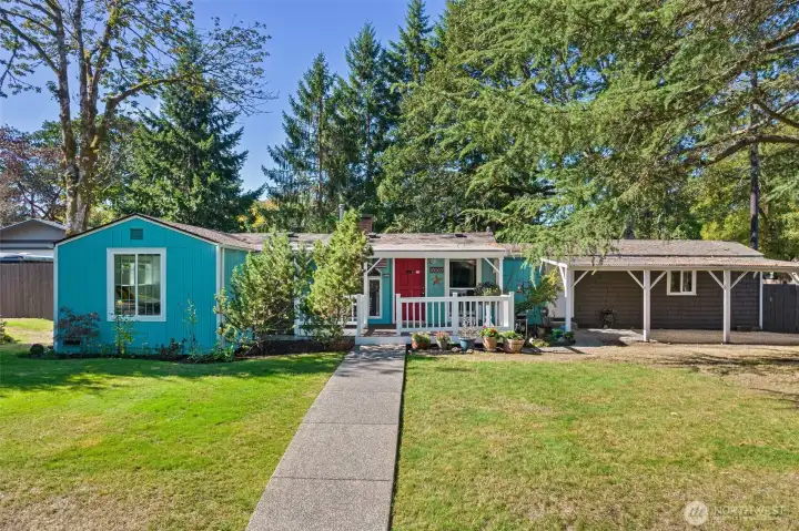 Entry walk to front porch