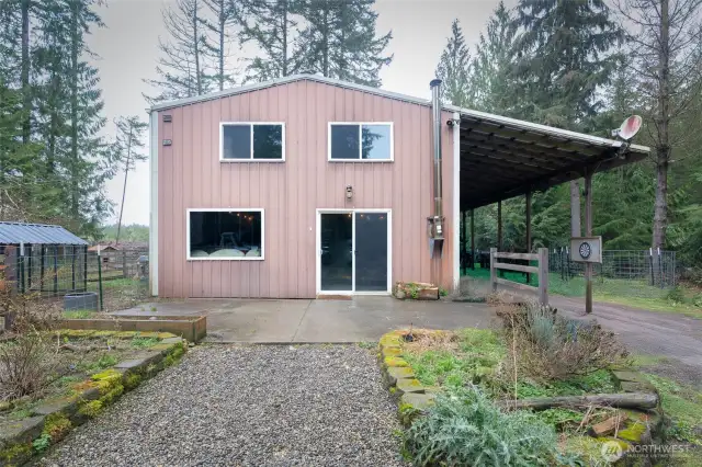 Low maintenance metal siding and metal roof!