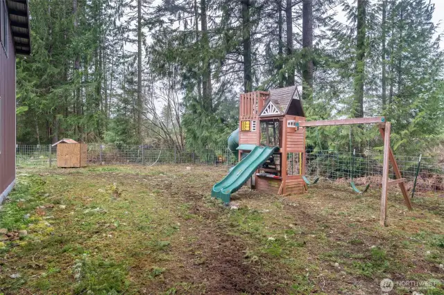partially fenced!