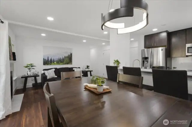 Overall View of Living & Eating Areas