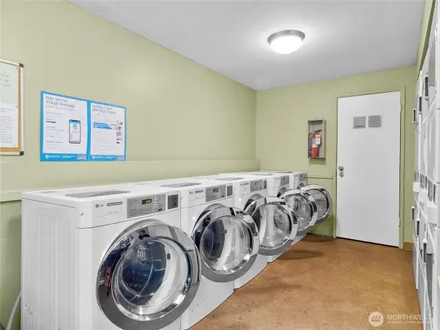 Laundry Room - right behind condo!