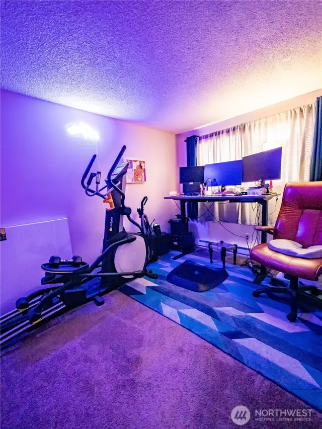 BEDROOM #2...CURRENTLY USED AS OFFICE/WORKOUT SPACE