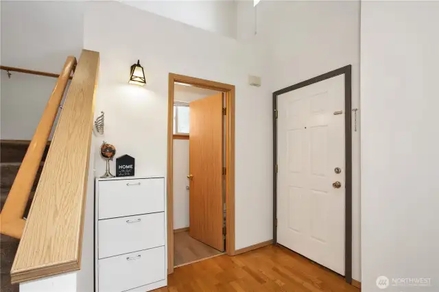 Entry way and half bath