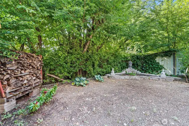 Lots of extra yard space for playing, firepit, gardening, patio space, or potential detached space.