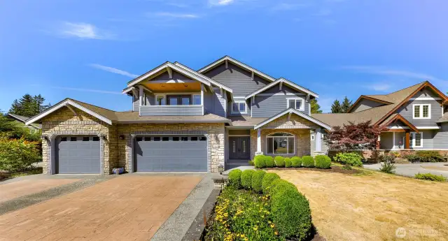 3 car garage and ample driveway parking