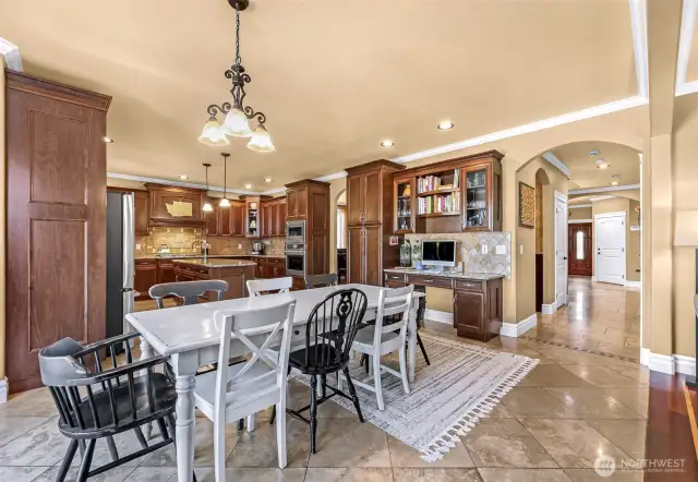 Informal dining area