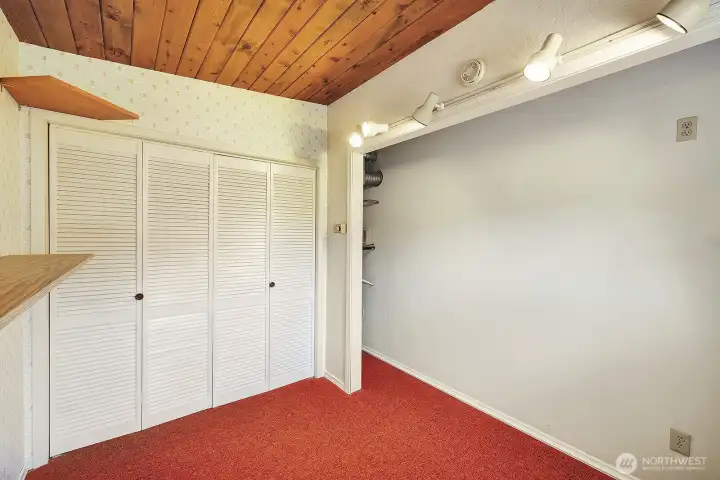 Extra room on second floor