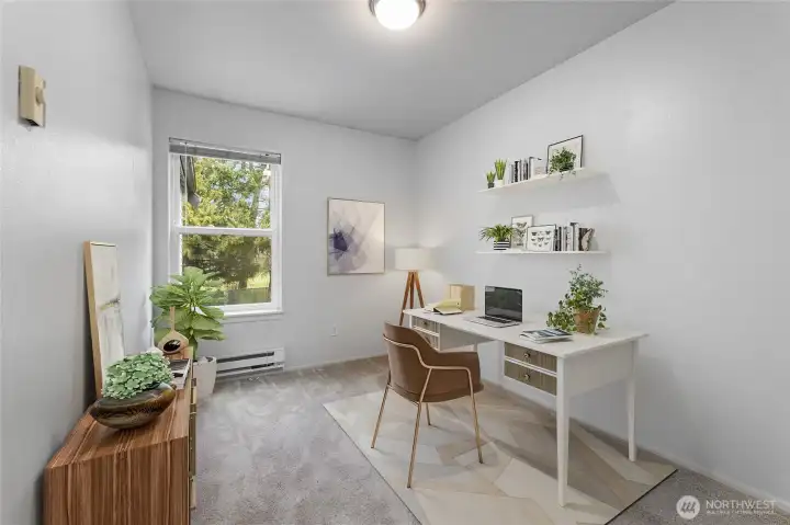 Office, Possible 3rd Bedroom (virtually staged)